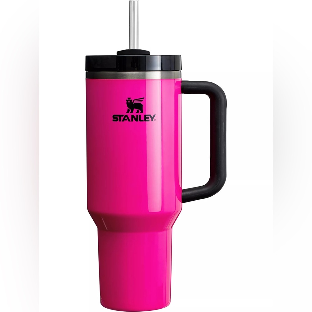 Stanley 40 oz. Quencher H2.0 FlowState Tumbler –‎ Electric Pink - Picture 2 of 9